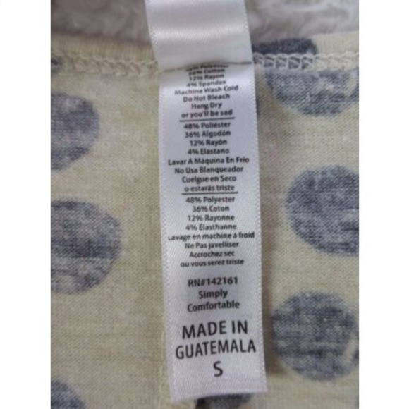 LulaRoe Polka Dots T-Shirt Size S - Picture 6 of 8